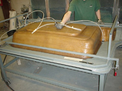 LRTM Mold Ready for Injection